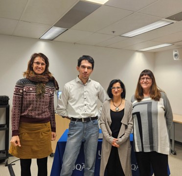 Isabelle Miron, Mikolaj Wyrzykowski, Denise Brassar, Rachel Bouvet